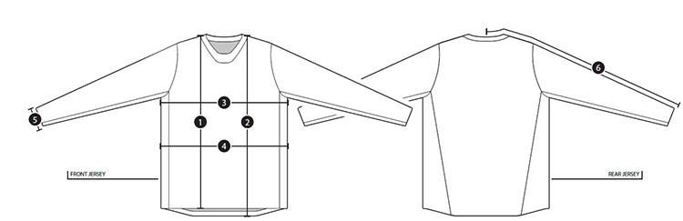 Troy Lee Mens Jersey Sizes
